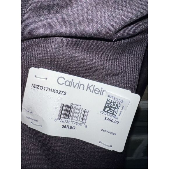 Calvin Klein NWT MENS SKINNY FIT Suit Jacket Blazer size 36R - Picture 10 of 12